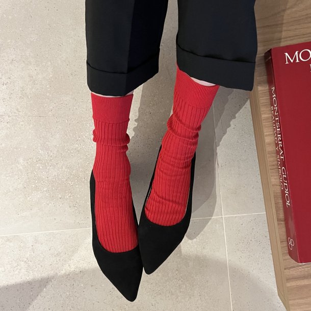 Mrs. Hosiery - Str�mper - Silky fine - Red Classic