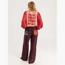 Me369 - bukser - Bailey straight leg - red aura