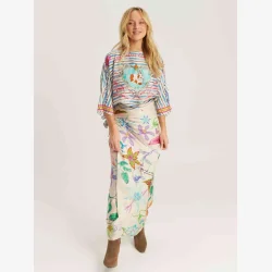 Me369 - Kjole - Lila wrap skirt dress - paradiso