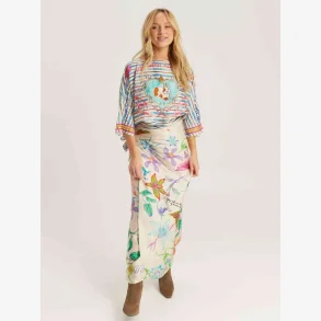 Me369 - Kjole - Lila wrap skirt dress - paradiso