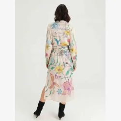 Me369 - Kjole - Breeze placket dress - paradiso