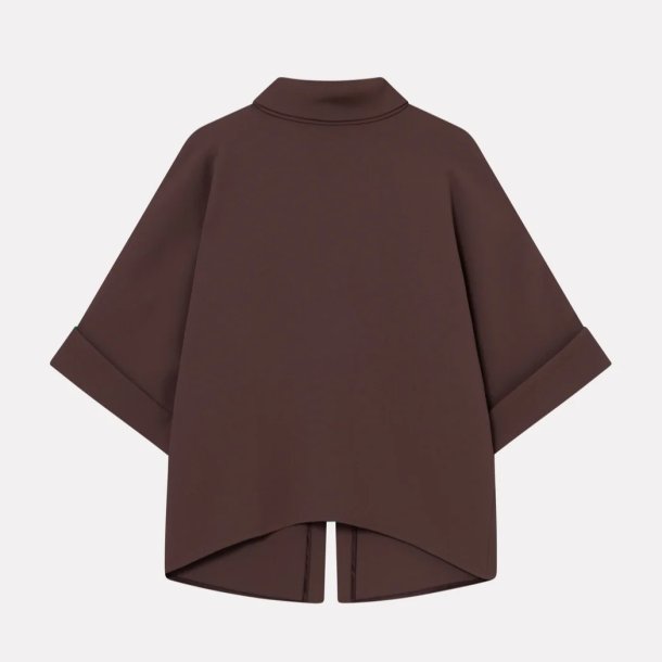 MKDT Studio - Bluse - Bailee crepe georgette - burgundy