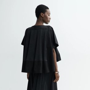 MKDT Studio - Top - Bebel cotton poplin - black