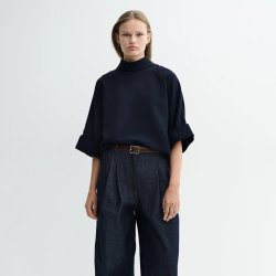 MKDT Studio - Bluse - Bailee crepe georgette - navy