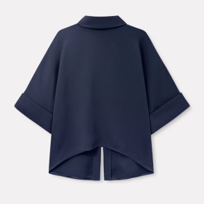 MKDT Studio - Bluse - Bailee crepe georgette - navy