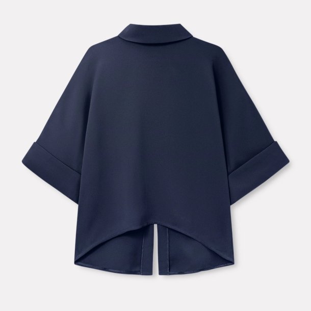 MKDT Studio - Bluse - Bailee crepe georgette - navy