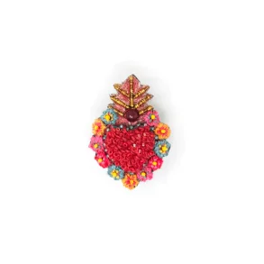 Trovelore - Blomster hjerte - Broche