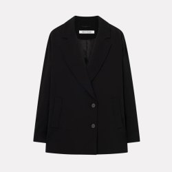 MKDT Studio - Jakke - Covy crepe georgette - black