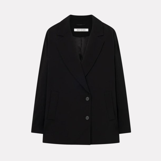MKDT Studio - Jakke - Covy crepe georgette - black