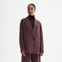 MKDT Studio - Jakke - Covy crepe georgette - burgundy