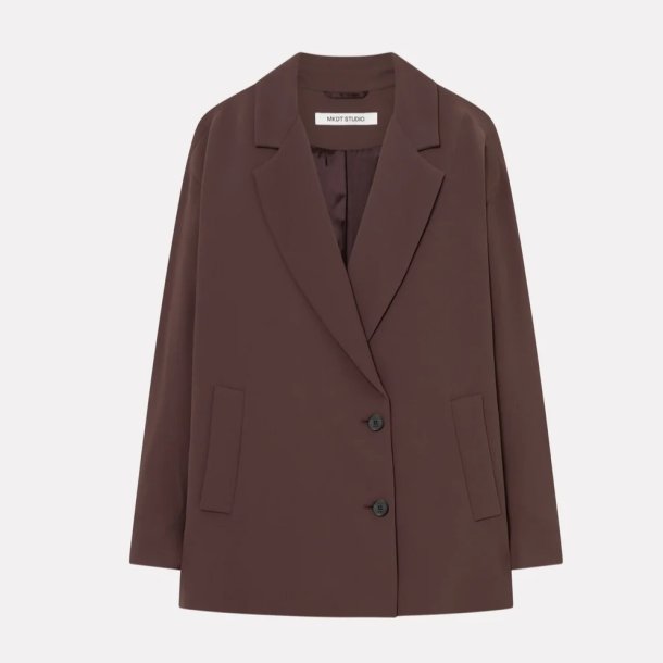 MKDT Studio - Jakke - Covy crepe georgette - burgundy