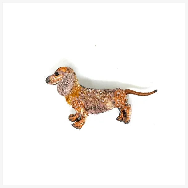 Trovelore - Broche - Canela Dachshund