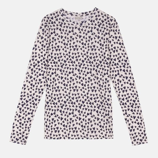 APOF - T-shirt - Cinna Lou - amour navy