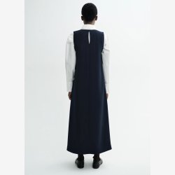 MKDT Studio - Kjole - Danna crepe georgette - navy