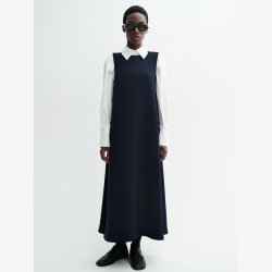 MKDT Studio - Kjole - Danna crepe georgette - navy