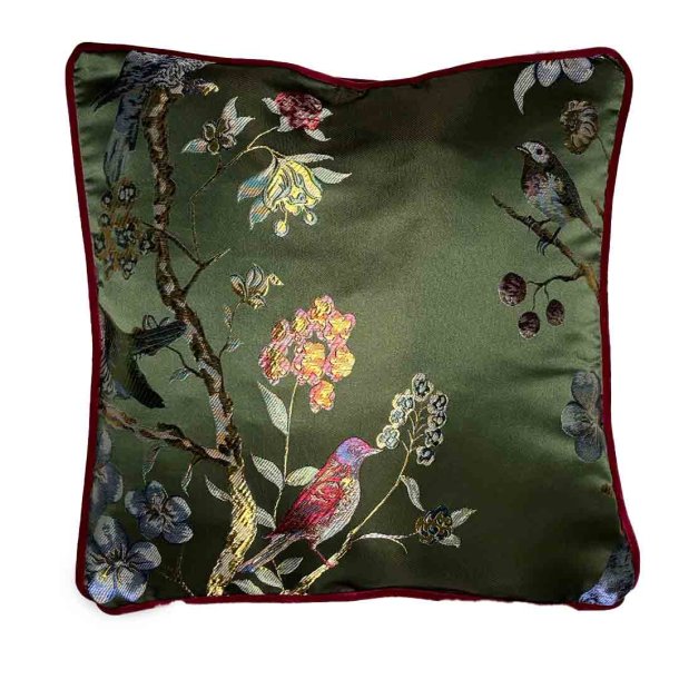 DEADSTOCK Birdy Green Pude - 45x45 cm - Raffine