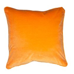 DEADSTOCK Coral Celine 100% Cotton Velvet Pude - 50x50 cm - Raffin�e