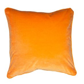 DEADSTOCK Coral Celine 100% Cotton Velvet Pude - 50x50 cm - Raffin�e