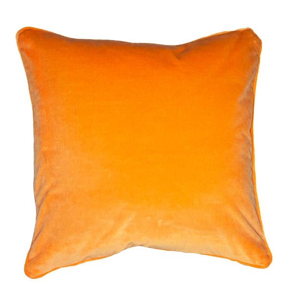 DEADSTOCK Coral Celine 100% Cotton Velvet Pude - 50x50 cm - Raffine