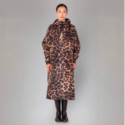 Rainkiss - Regn poncho - Dark Leopard