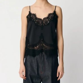 Stella Nova - Top - Delicate lace top - Black
