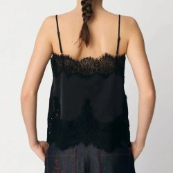 Stella Nova - Top - Delicate lace top - Black