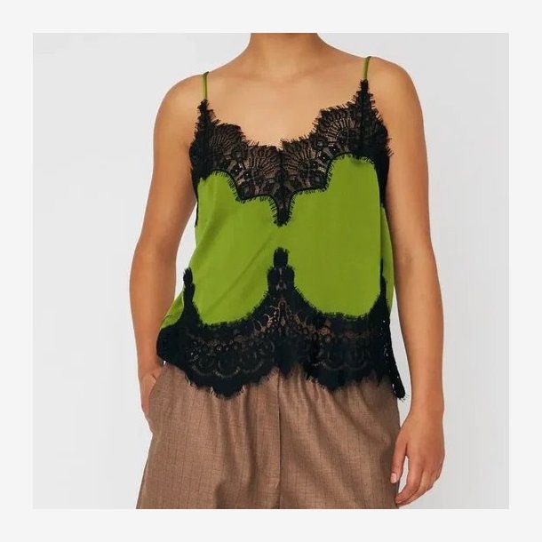 Stella Nova - Top - Delicate lace top - Green Flash