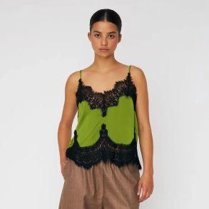 Stella Nova - Top - Delicate lace top - Green Flash