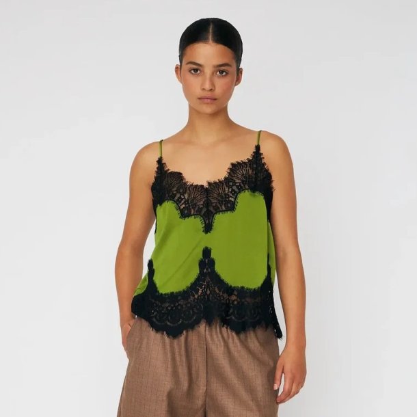 Stella Nova - Top - Delicate lace top - Green Flash