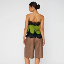 Stella Nova - Top - Delicate lace top - Green Flash