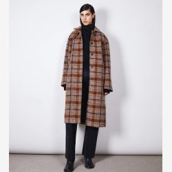 Brixtol Textiles - Frakke - Eela - beige check
