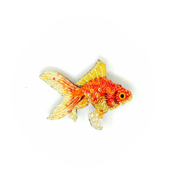 Trovelore - Fantail Guldfisk - Broche