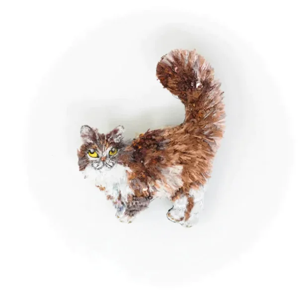 Trovelore - Fluffy Kat - Broche