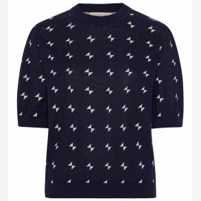 Grobund - Strik - Alva - mini bow navy