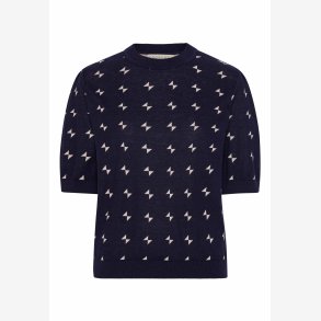 Grobund - Strik - Alva - mini bow navy