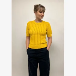 Grobund - Bluse - Almine - lemon