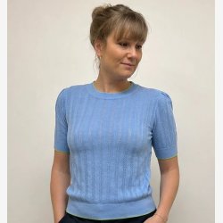Grobund - Bluse - Almine - soft blue