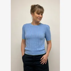 Grobund - Bluse - Almine - soft blue