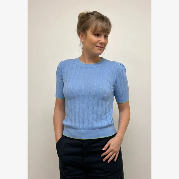 Grobund - Bluse - Almine - soft blue