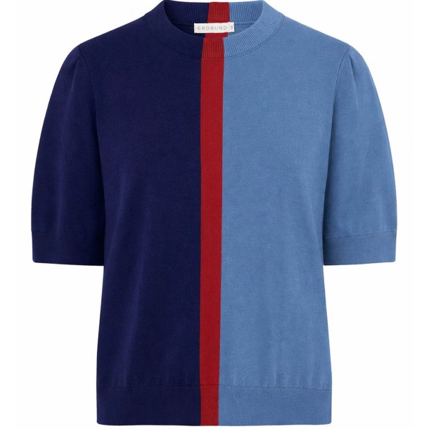 Grobund  - Bluse  - Thea - bauhaus blue