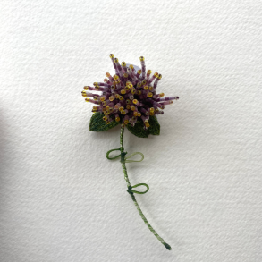 Trovelore - Globe Amarant - Broche