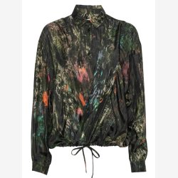 Henrik Vibskov - Skjorte - Double Ki shirt - Swamp reflection