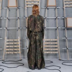 Henrik Vibskov - Bukser - Fold pants - Swamp reflection