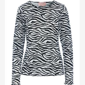 Hunk�n - Bluse - Henry Mesh blouse - Zebra striped