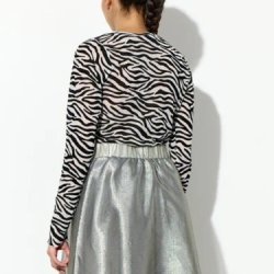 Hunk�n - Bluse - Henry Mesh blouse - Zebra striped