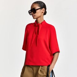 Essentiel Antwerp - Skjorte - Kassie neck tie - Firestarter