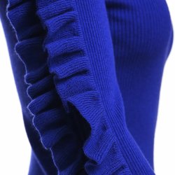 Essentiel Antwerp - Pullover - Kitty Pullover med fl�ser - indigo ink