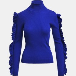 Essentiel Antwerp - Pullover - Kitty Pullover med fl�ser - indigo ink