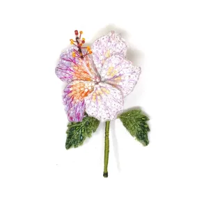 Trovelore - Broche - La France Hibiscus