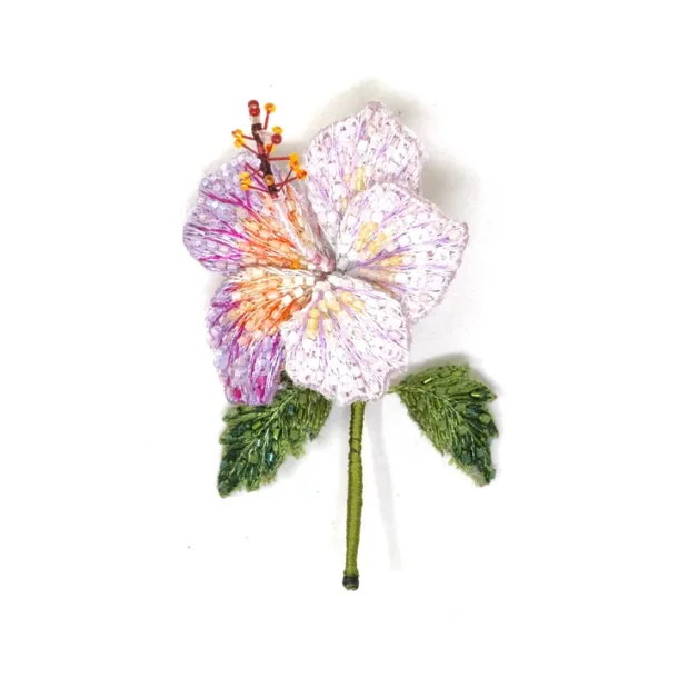 Trovelore - Broche - La France Hibiscus